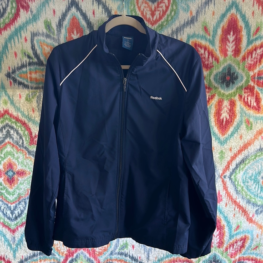 Navy blue Reebok jacket